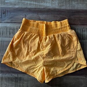 All in Motion Women's High Waist Orange Shorts